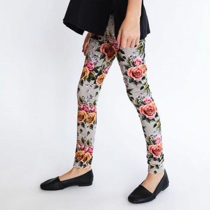 Youth Bamboo Leggings | Olive