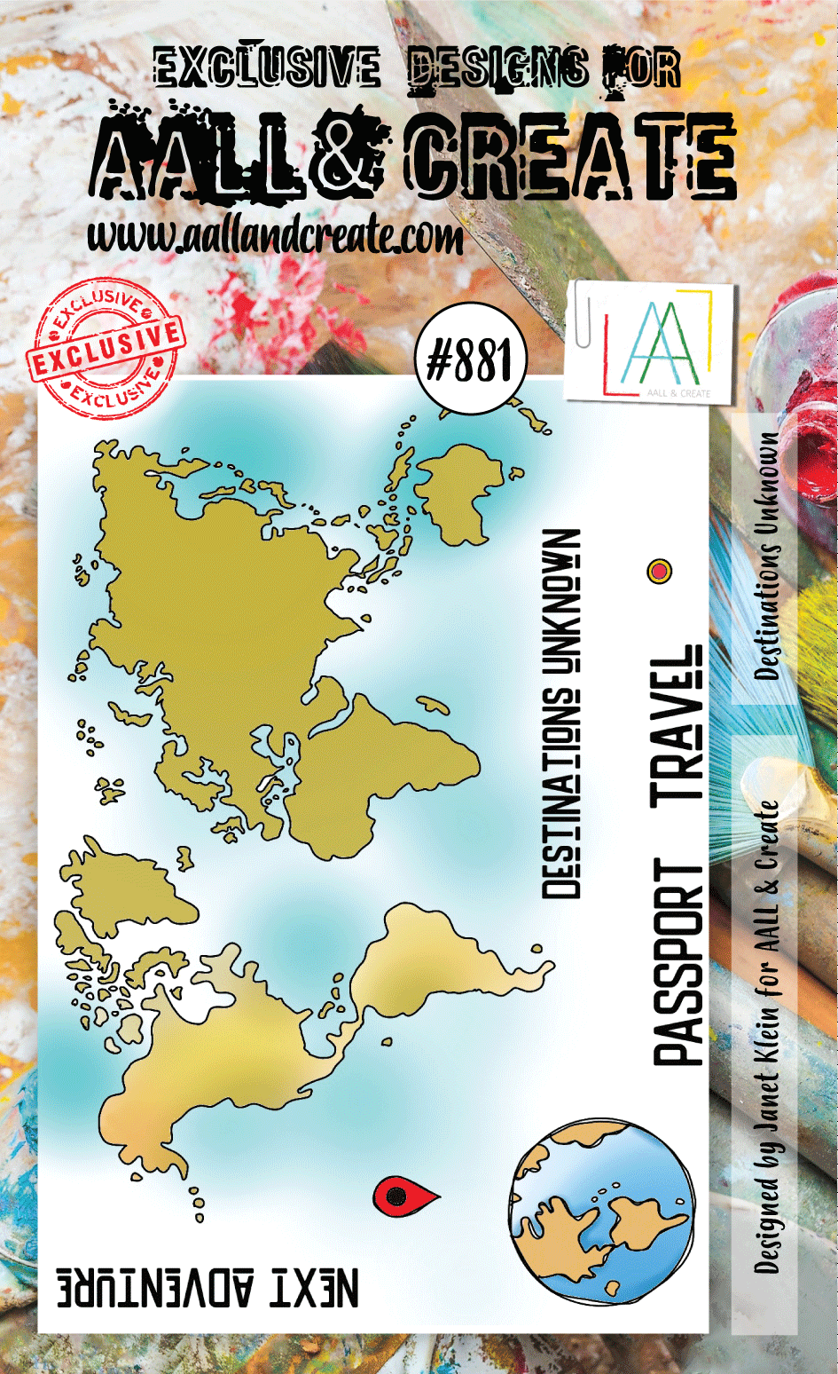 AALL and Create Set de tampons -881- Destinations inconnues
