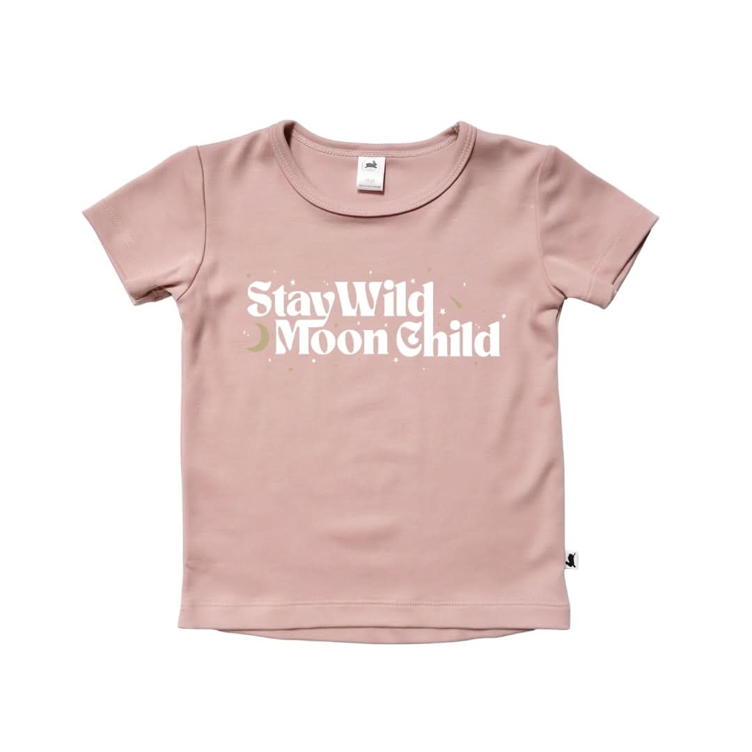 Baby/Kids' Bamboo Graphic T-Shirt | Big Energy In Umber