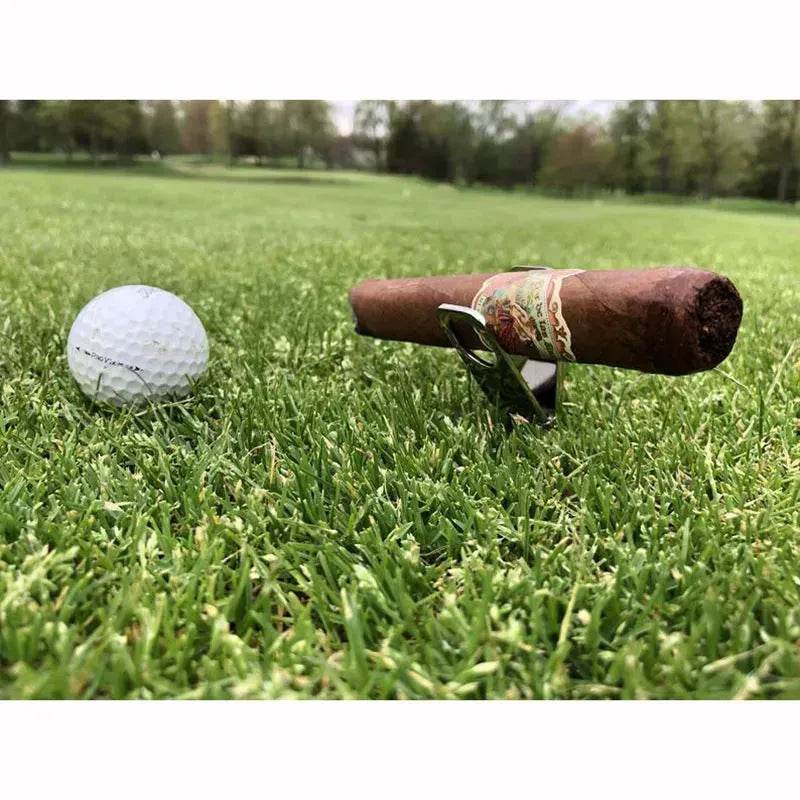 Support à cigares métallique pour voiturettes de golf