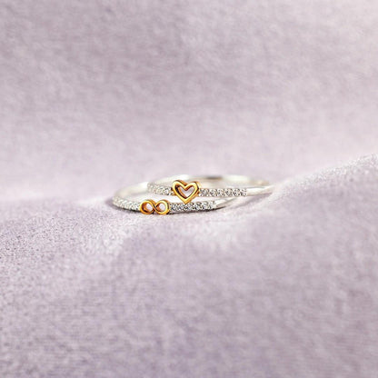 Zircon  Style Inlaid Ring