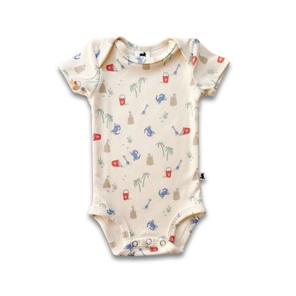 Bamboo Baby Short-Sleeved Onesie | Sunkissed