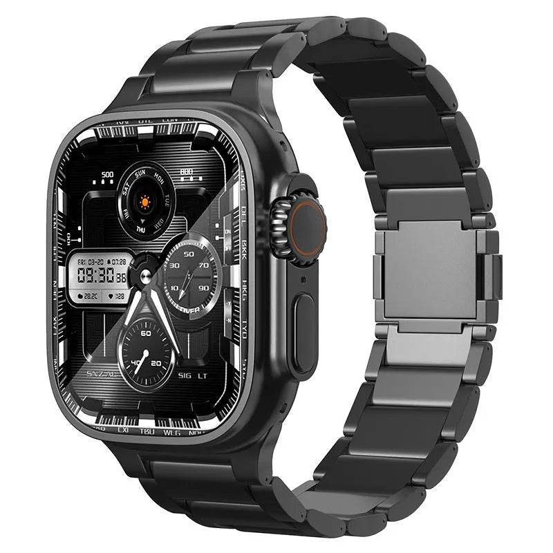 Women's Electronic Magnetic Snap Titanium Alloy Watch Strap