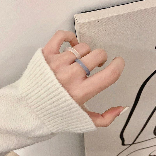 Jolie bague en forme de cœur pour fille à l'index