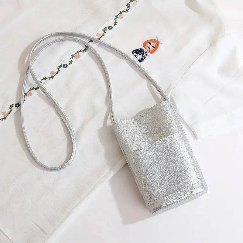 High-grade Soft Leather Mobile Phone Bag Female Mini Crossbody bag