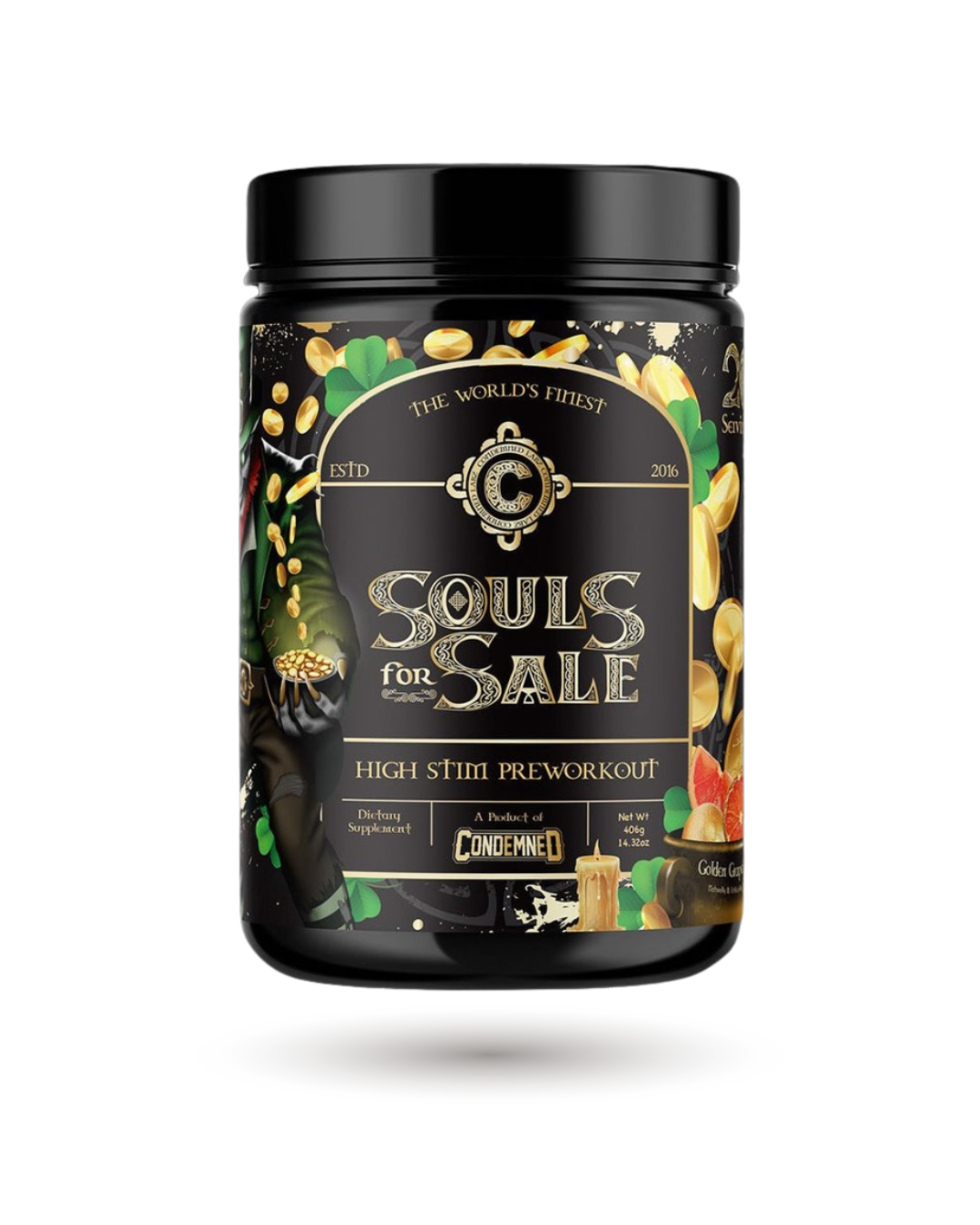 Pre-workout Âmes Damnées à vendre - Pamplemousse doré