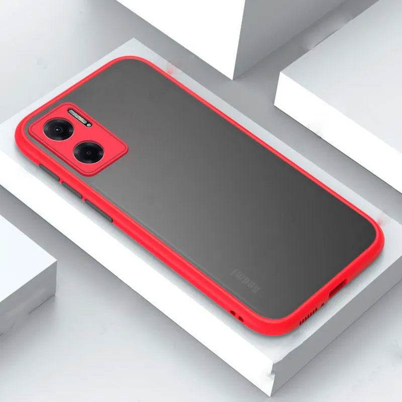 Coque de téléphone givrée, transparente et unie