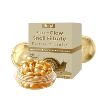 Pure-Glow Snail Filtrate Firming Skincare Capsules