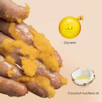 Skin Brightening and Exfoliating Turmeric Vitamin C Body Scrub