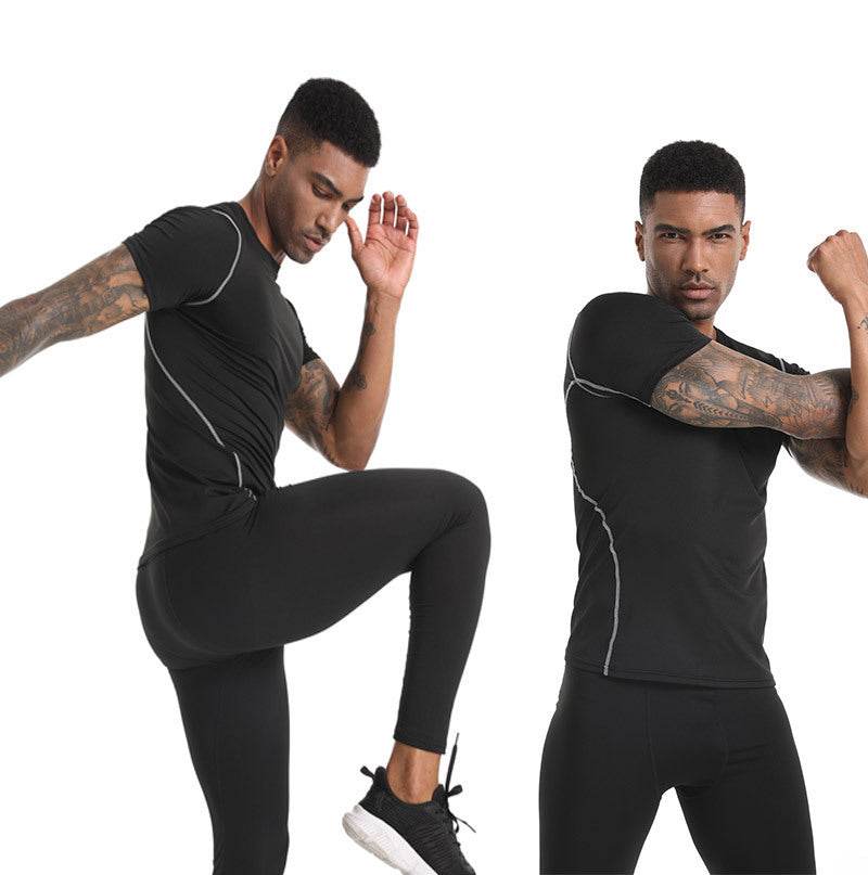 Short sleeve Muscle Fit Workout shirt for men