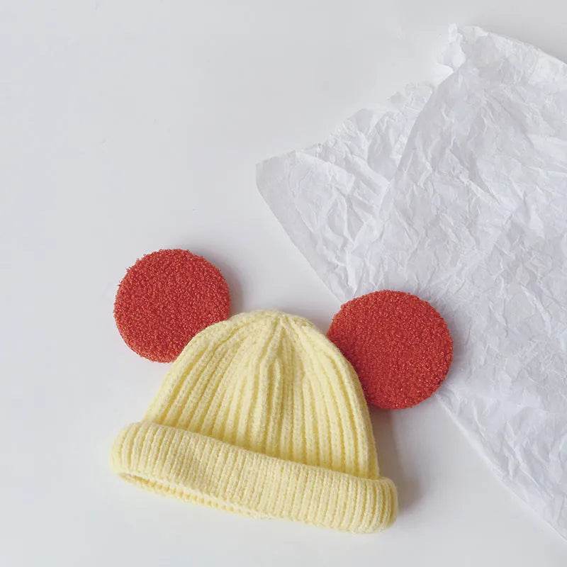 Cartoon Big Ears Children Woolen Beanie Cap
