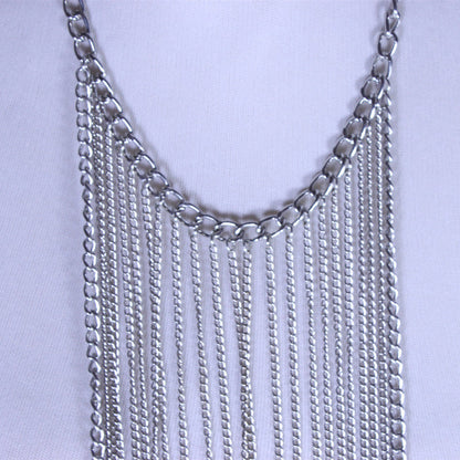 European And American Fashion Popular Body Ornament Tassel Body Chains