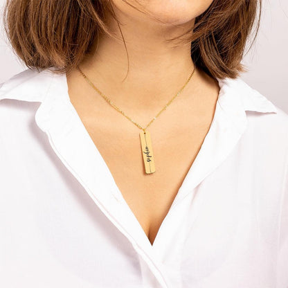 Customable Name Engravable Necklace