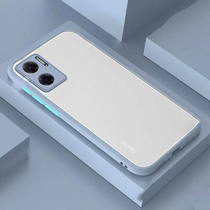 Coque de téléphone givrée, transparente et unie