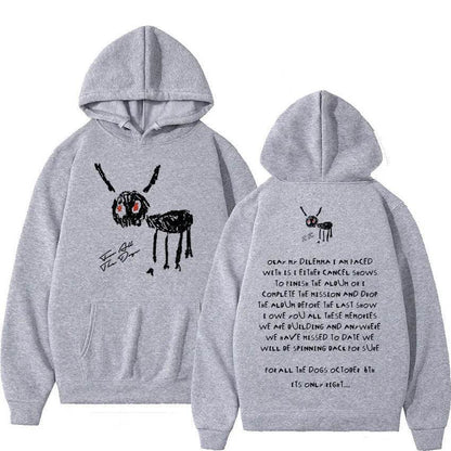 Rapper Drake For All The Dogs Letter Unisex Hoodie Sweatshirt