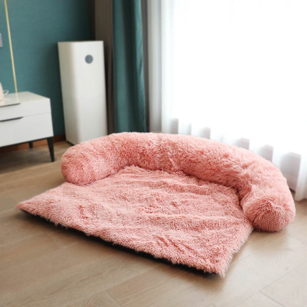 Tapis de lit amovible pour animaux de compagnie, canapé-lit pour chien, lit en peluche pour animaux de compagnie