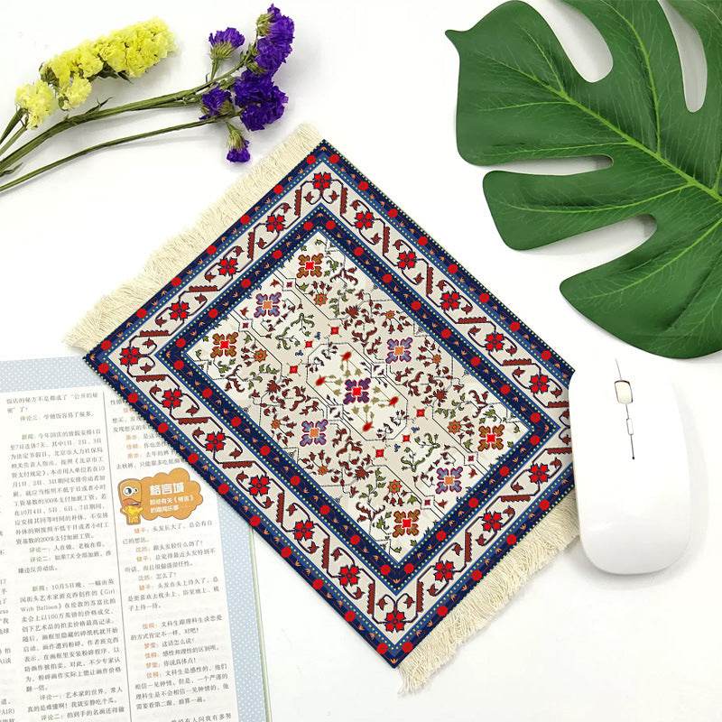 Office mouse pad, Suede fringe mouse pad Hot rubber  Bohemian style