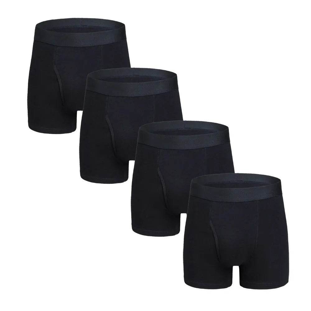 Large Size Men's Cotton Boxer Briefs with pouch Underwear