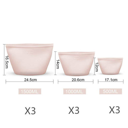 Silicone Food Storage Bag reusable freezer bags