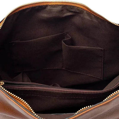 Sacs à main en cuir PU de grande capacité pour femmes, sac à bandoulière tendance pour le travail, sac de courses