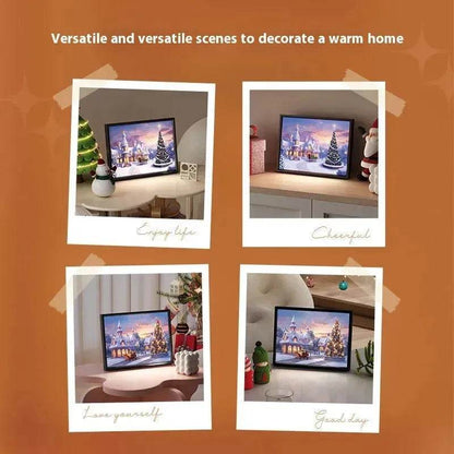 Christmas Luminous Painting Bluetooth speaker integrated gift idea