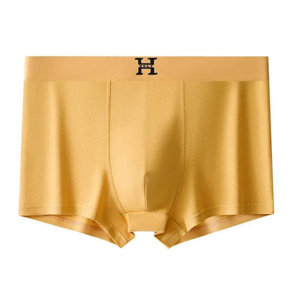 Men's Cotton Spandex Breathable HOLY Boxer Briefs underwear Mid wast