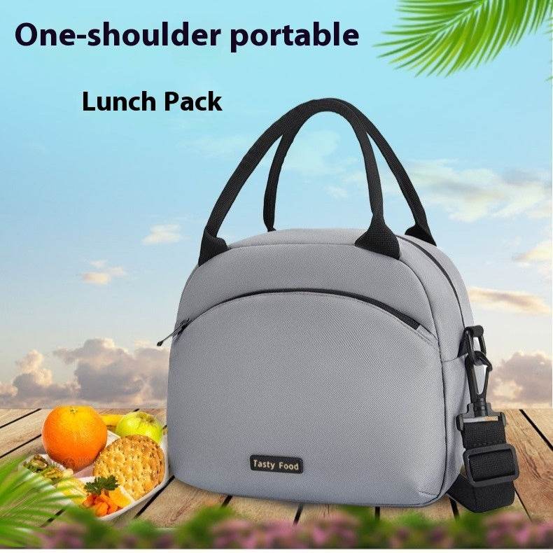 Women Portable Fashion Insulated Work Lunch Bag Handbag