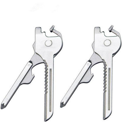 Multipurpose Keychain Key Survive Pocket Opener Shape - Mini Multi Gear