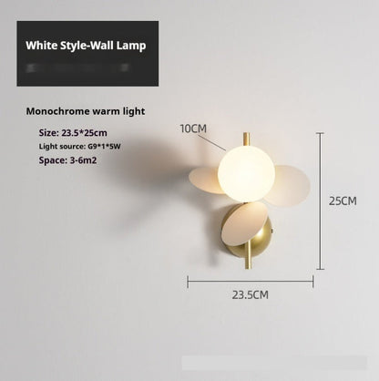Nordic Macaron Pendant Light Fixture – Creative Glass Dining Room & Living Room Lamp with G9 LED Lighting