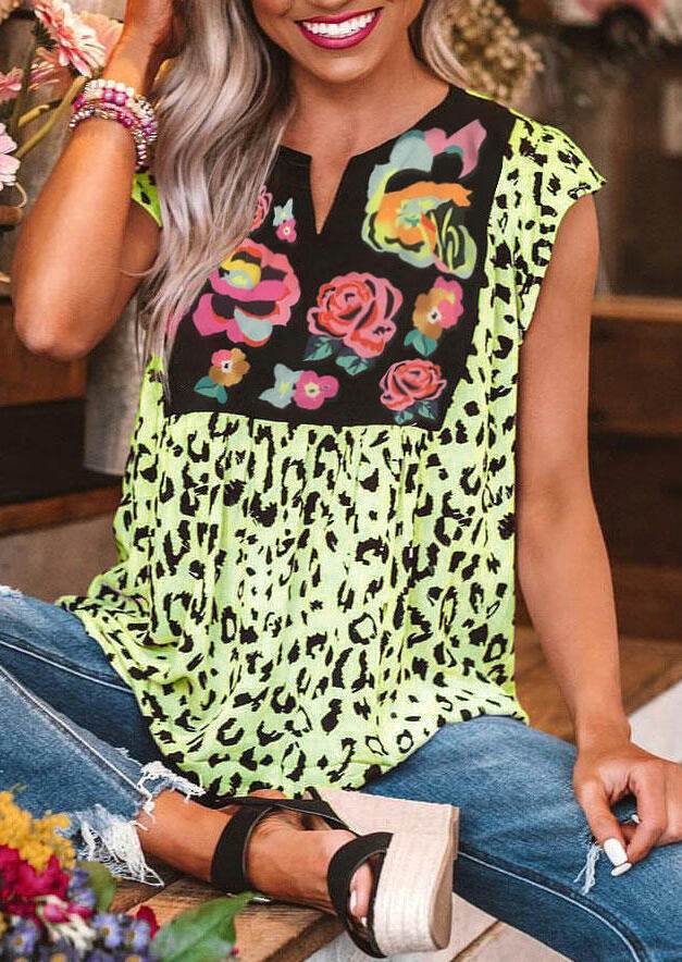 Women Casual Spring Summer Beach V Neck blouse top