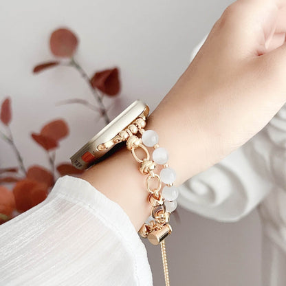 Women Fashion Smart watch Beaded Replacement Watch strap