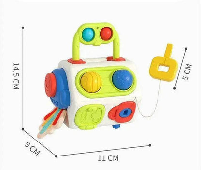 9 In 1 Busy Cube Baby & Toddler Montessori Sensory Toy