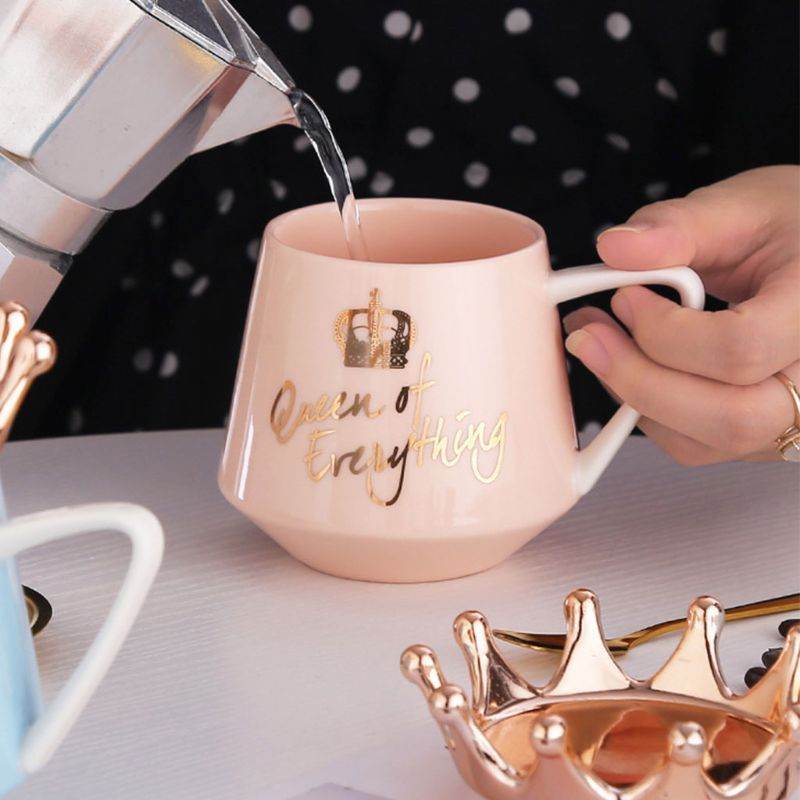 Mug créatif couronne royale de luxe