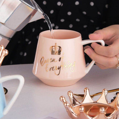 Mug créatif couronne royale de luxe
