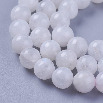 Perles de pierre de lune arc-en-ciel