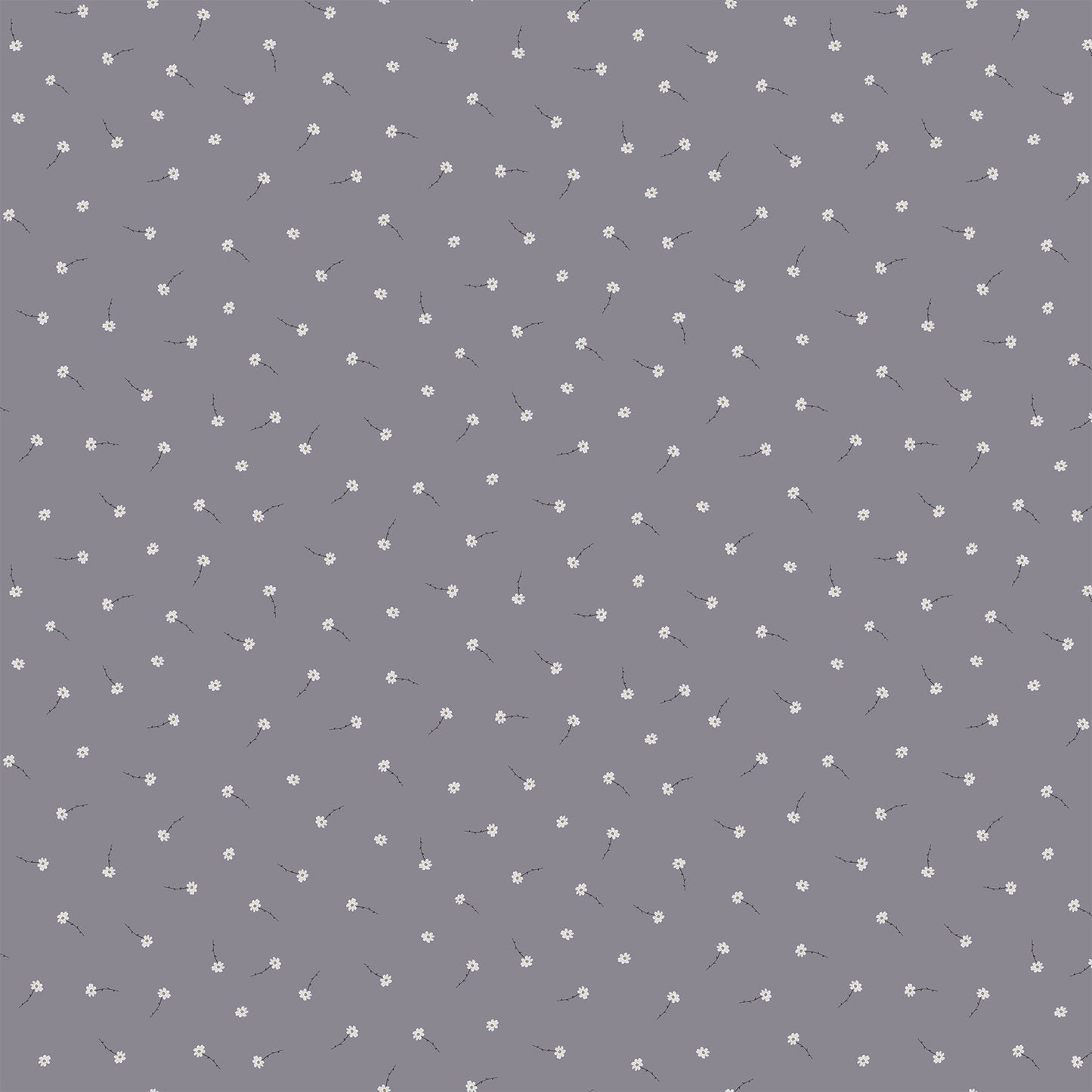 Northcott FIGO Birdwatch by Boccaccini Meadows 90443 80 Gray Daisy Toss