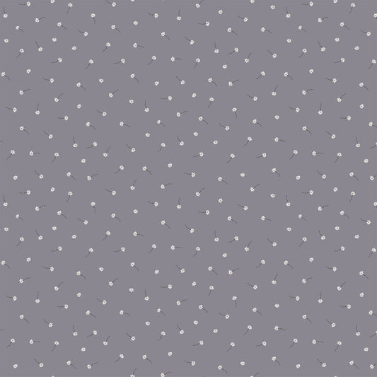 Northcott FIGO Birdwatch by Boccaccini Meadows 90443 80 Gray Daisy Toss