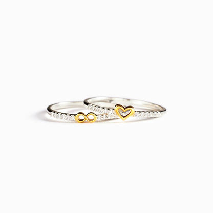 Zircon  Style Inlaid Ring