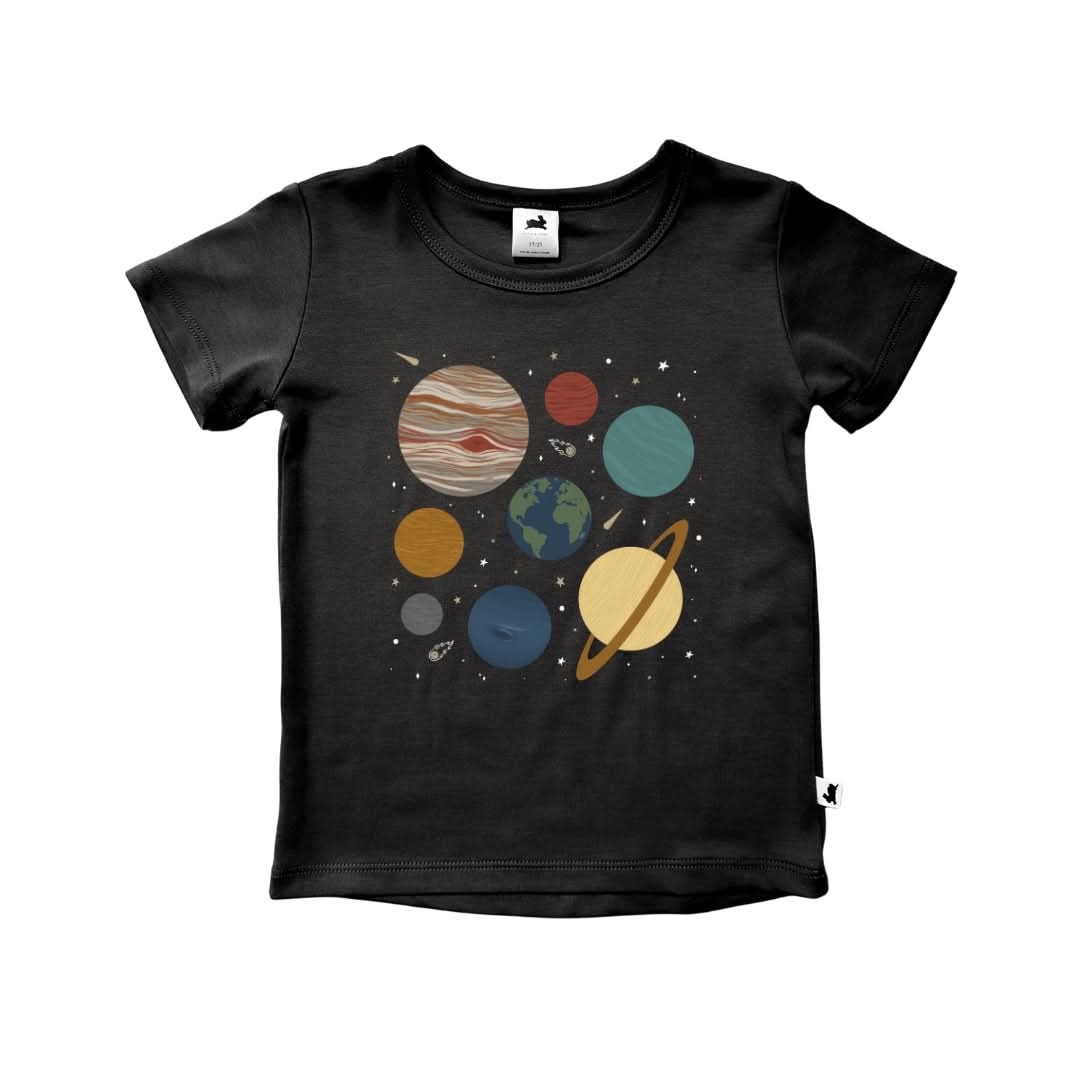 Baby/Kids' Bamboo Graphic T-Shirt | "Stay Wild Moonchild" | Rosewood