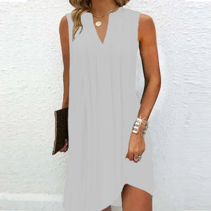 Women's Fashion Multi-Fold Pleated Dress