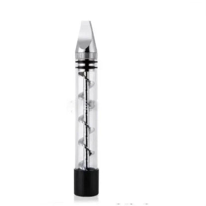Creative And Simple Dry-burning Atomizer Spiral Pipe Glass Blunt