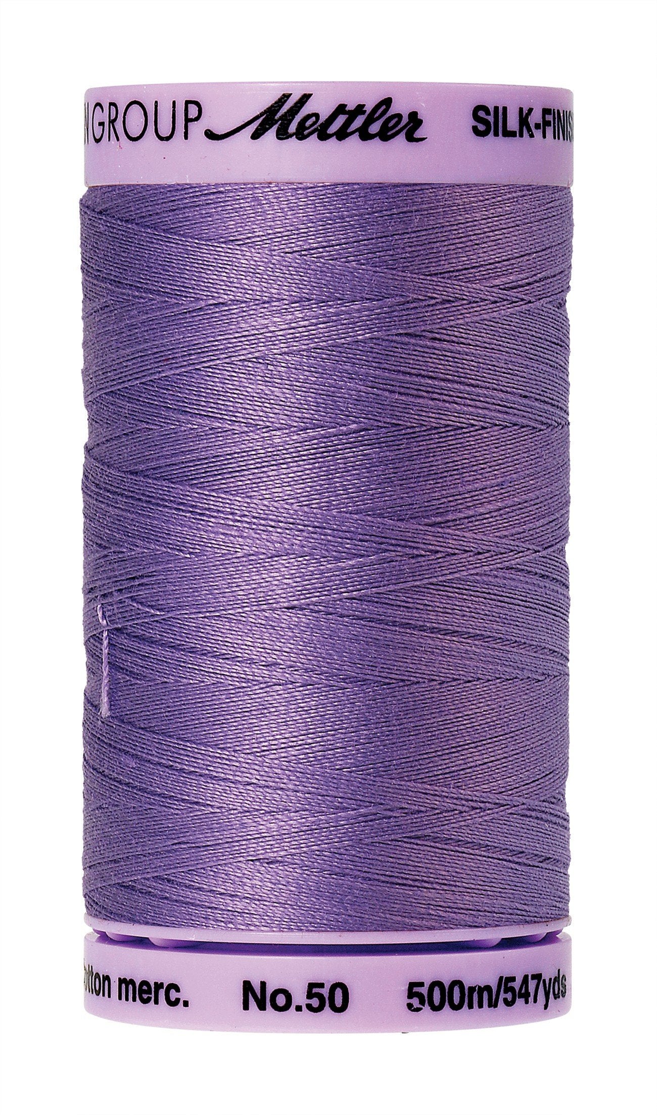 Mettler  Silk-Finish 50wt Solid Cotton Thread 547yd/500M English Lavender