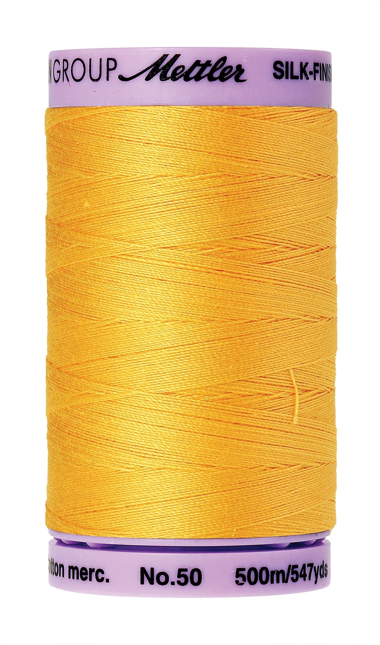 Mettler  Silk-Finish 50wt Solid Cotton Thread 547yd/500M Summersun