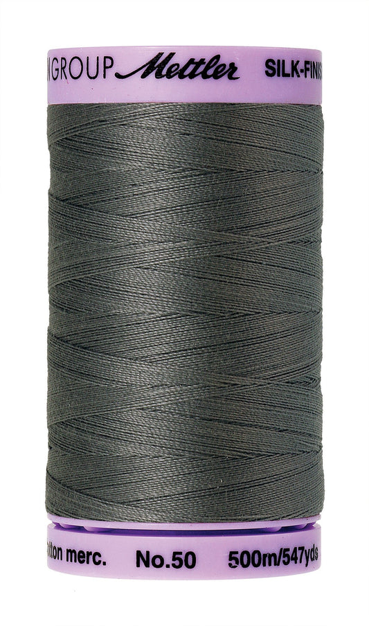 Fil de coton Mettler Silk-Finish 50 wt, 499 m, vieux fer-blanc