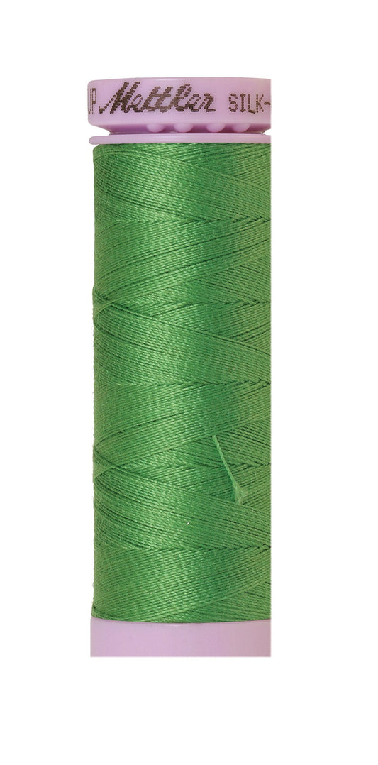 Mettler Silk-Finish 50wt Solid Cotton Thread 164yd/150M Green