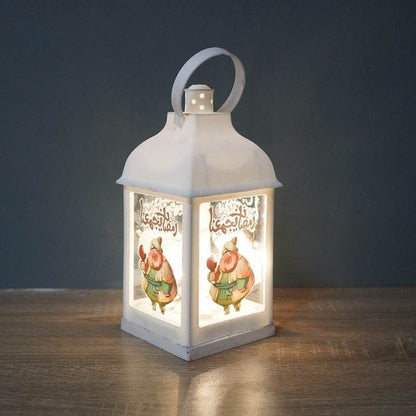 Wind Lantern Plastic Decoration For Eid Mubarak Ornament