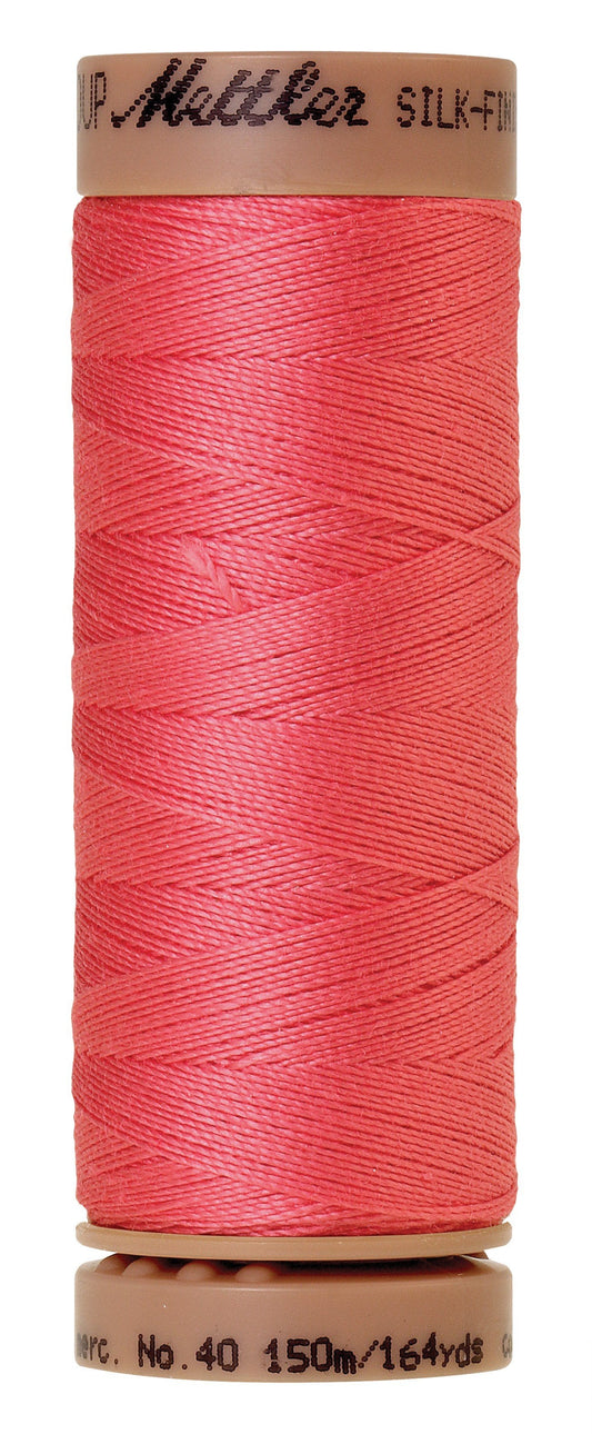 Mettler  Silk-Finish 40wt Solid Cotton Thread 164yd/150M Persimmon
