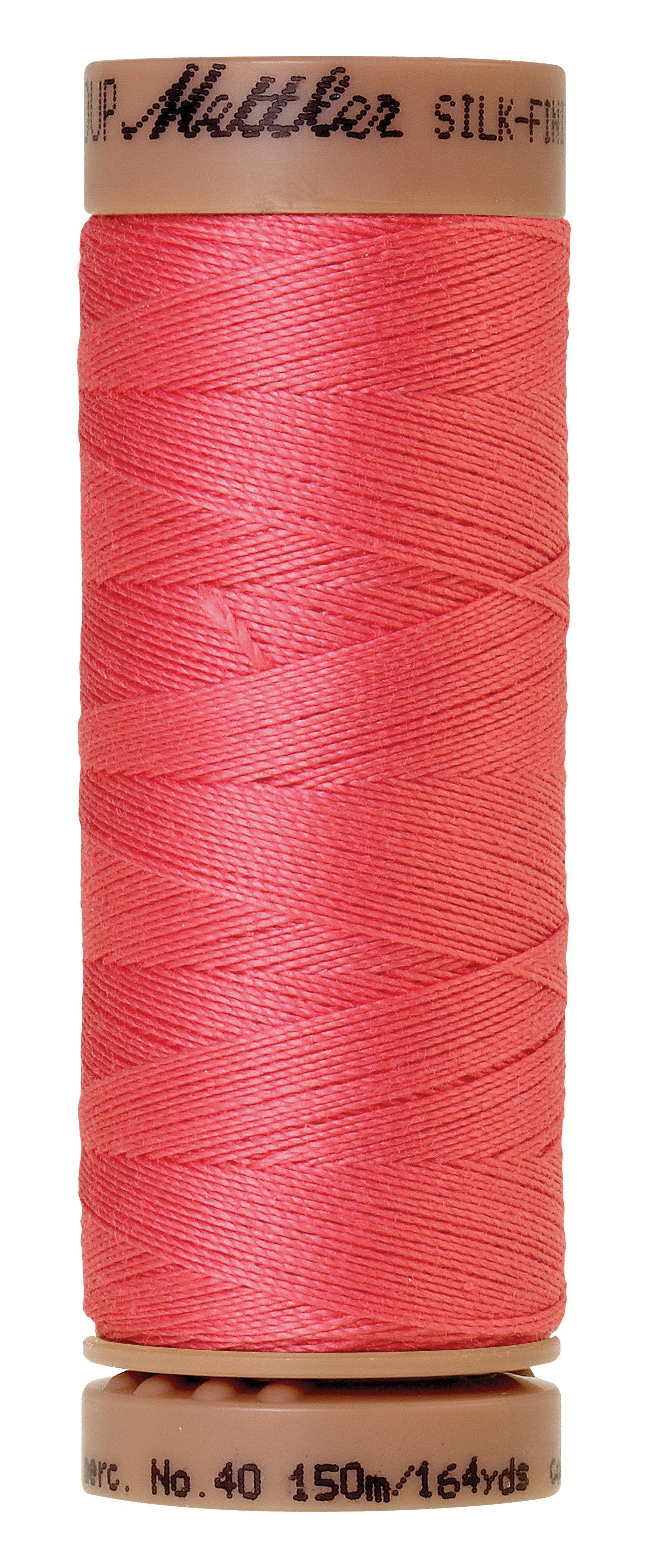 Mettler  Silk-Finish 40wt Solid Cotton Thread 164yd/150M Persimmon