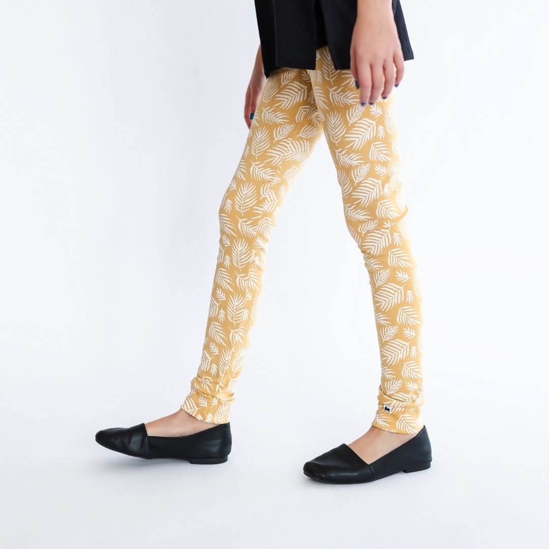 Youth Bamboo Leggings | Olive