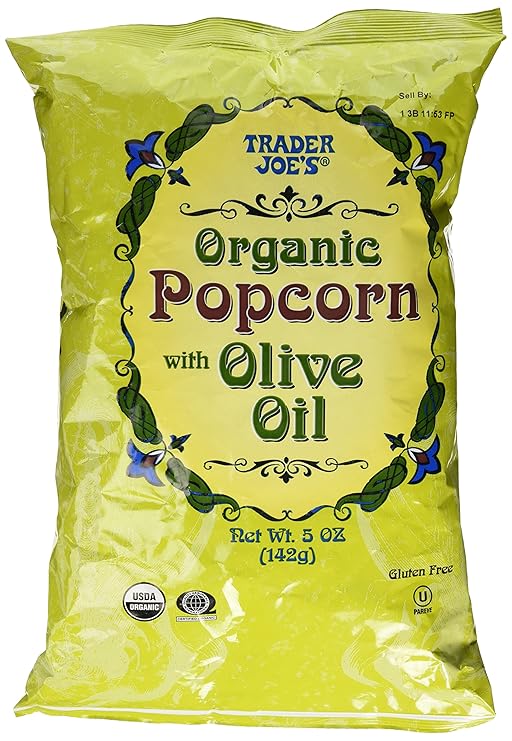Popcorn bio à l'huile d'olive Trader Joe's, 142g